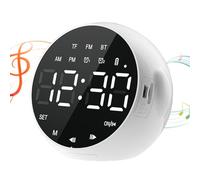 Smart Alarm Clock For Bedrooms - Loud Sound Rechargeable Electric Clock, Double Alarm Bedside For Heavy Sleepers, Large Display Up Light For Seniors For Adults Sleep Home Living