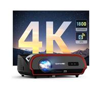 Smart Android TV 11.0 Proyector para Exteriores 4K, 1580 ISO Proyector de Cine en casa diurno con WiFi 6 y Bluetooth, HDMI, USB, WLAN, Soporte de Techo para Consolas de Juegos, PC, Negocios, Obras de