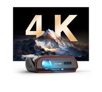 Smart Android TV 11.0 Proyector para Exteriores 4K, 1580 ISO Proyector de Cine en casa diurno con WiFi 6 y Bluetooth, HDMI, USB, WLAN, Soporte de Techo para Consolas de Juegos, PC, Negocios, Obras de
