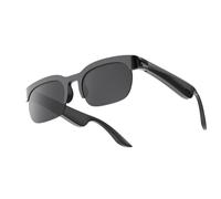 Smart Audio Glasses, Wireless Sunglasses, Built-In Speakers with Uv400 Protection, Lightweight Unisex Frame, 1 par Black for Sports, Work, Outdoor Activities