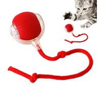 Smart Ball - Juguete interactivo para gatos, pelota de juego activa para perros, entretenimiento de movimiento automático, material duradero de silicona que atrae la diversión de las mascotas, 6 x 6 x