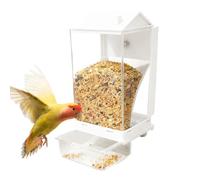 Smart Bird Feeder - Alimentador de pájaros automático, alimentador de alimentos, extraíble Spill Proof Feeding Container | Automatic Parrot Feeders Cage Accessories For Family Friends Enthusiast