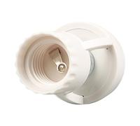 Smart Bulb Holder, Motion Sensor Light Socket, Adjustable Delay Timer, Closet Light Motion Detector for Garage, Hallway, Porch Use, 4.69x2.2x2.2 Inches, White, ABS, 1 Piece