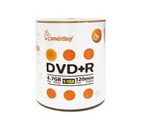 Smart Buy 200 Unidades DVD + R 4.7 GB 16 x Logotipo en Blanco Datos Video Movie Disco Grabable, 200 Disco 200 CV, Modelos Desde