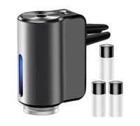 Smart Car Air Freshener, Smart Car Air Diffuser, Automatic Car Air Freshener, Featwell Smart Car Air Freshener, Fragrance Diffuser, 3 Mode Adjustable Car Scent Diffuser with 3 Bottles of Oil For Car