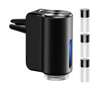 Smart Car Air Freshener, Smart Car Air Diffuser, Automatic Car Air Freshener, Featwell Smart Car Air Freshener, Fragrance Diffuser, 3 Mode Adjustable Car Scent Diffuser with 3 Bottles of Oil For Car