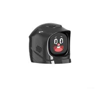 Smart Car Robot Dashboard AI Pet, 60 Cute Animated Expression Personalizado Estilo Interior para Decoración de Consola Central para Automóviles Conducción Interactiva Regalos Divertidos (Negro)