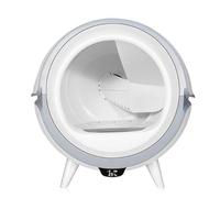 Daewoo - D-HIPC101 bandeja higiénica para perro y gato Arenero con limpieza automática Gris, Blanco