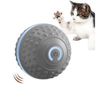 Smart Cat Toy Ball, Interactive Rolling Ball with Light, Automatic Electric Chew Toys for Small Medium Large Kittens, Grinding, Chewing, Training, Indoor Play, Exercise, Pet Enrichment Use