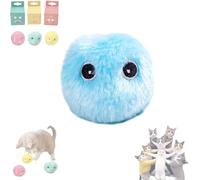 Smart Cat Toy Ball, Smart Interactive Ball Toy for Cat, Smart Cat Toy Ball Electronic Interactive Pet Toy, Pet Product Squeak Toy Ball, Moving Bouncing Rolling Interactive Ball Toy for Cat (Blue)