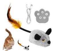 Smart Cat Toy - Rechargeable Plush Doll Light Sound Exercise Boredom