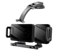 Smart Charge Mount - Wireless Phone Charger for Car with Auto Clamp | ABS Frame with 15W Fast Charging, Air Vent Cradle, Rotating Bracket, Holder for Travel Commute Streaming