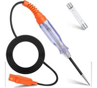 Smart Circuit Tester 6-24V Luz de prueba digital para sistemas eléctricos de coche - Fusible automático con pantalla LED y cable largo