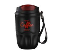 Smart Coffee Cup - Botella de agua aislada, taza de acero inoxidable, 360 ml, perfecta para viajes en coche, mujeres y hombres, café caliente, ideal para el hogar, escuela, oficina, uso diario