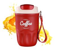 Smart Coffee Cup - Botella de agua aislada, taza de acero inoxidable, 360 ml, perfecta para viajes en coche, mujeres y hombres, café caliente, ideal para el hogar, escuela, oficina, uso diario