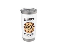 Smart Cookie Cute Kawaii Food, galletas de amor realmente inteligentes Vaso térmico de acero inoxidable de doble pared