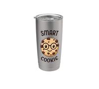 Smart Cookie Cute Kawaii Food, galletas de amor realmente inteligentes Vaso térmico de acero inoxidable de doble pared