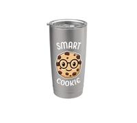 Smart Cookie Cute Kawaii Food, galletas de amor realmente inteligentes Vaso térmico de acero inoxidable de doble pared