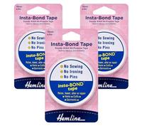 Smart Cutie Paquete - 3 cintas Insta-Bond de doble cara Hemline H782, 19 mm x 4,5 m cada una