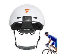 Smart Cycle Headgear, Shock-Resistant Sports Helmet with Front and Rear LED Lights, Adjustable Ventilated Shell, Lightweight Design for Enhanced Safety, Perfect for Men, Women, Commuting
