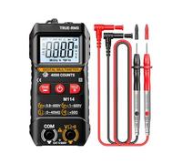 Smart Digital Multimeter - Autoranging Electrical Tester for AC/DC | Backlit Display with 4000 Counts, Resistance NCV Diode Test, Compact Voltmeter Tool, Functional Measuring Accessory