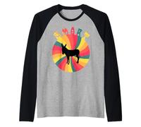 Smart Donkey Sarcastic Sayings Camiseta Manga Raglan