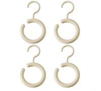 Smart Dopamine Hook Hanger Estante de almacenamiento giratorio para bufandas, sombreros y organización de bolsas (blanco)