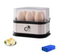 Smart Egg Cooker with Auto Shut, Electric Rapid Egg Boiler for 6 Eggs, Effortless Eggs Cooking with The Ultimate Stainless Steel Cooker (1PCS)