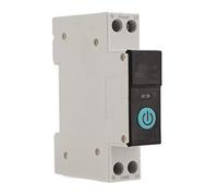 Smart Energy Monitor Switch, WIFI 3 Timing Modes Din Rail Circuit Breaker, WIFI Switch Wireless Control Function, Mobile Phone Remote Control Sense Monitor for Home Home (16A)