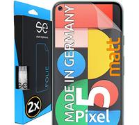 smart engineered 2x se® Protector 3D Antirreflejo para Google Pixel 5, Protección Solar, Compatible con Huellas y FaceID, Instalación sin Burbujas, Mate, Resistente a Golpes y Arañazos, Matériau TPU