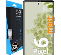 smart engineered 2x se® Protector 3D Antirreflejo para Google Pixel 6, Protección Solar, Compatible con Huellas y FaceID, Instalación sin Burbujas, Mate, Resistente a Golpes y Arañazos, Matériau TPU