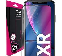 smart engineered 3D Cristal Templado - Protector de Pantalla para iPhone XR [2 Unidades Vidrio Templado 9H, Total Cobertura, Ayuda de instalación sin Burbujas iPhone XR