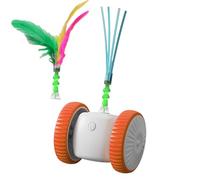Smart Feather Cat Toy | Interactive Automatic Moving Feather Toy | Engaging Feather Wand Toy | Automatic Cat Toy | Interactive & Fun Feather Toy For Active Mental Stimulation Cats Toy