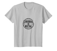 Smart Fella o Fart Smella Funny Word Play Humor Camiseta, Niños, Plata, 2 años