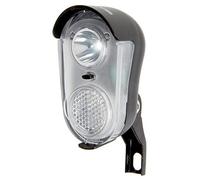 Smart Frontal luz batería 15 Lux LED Negro