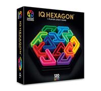Smart Games - IQ Deluxe Hexagon | Rompecabezas Adultos De 14 Años O Más | Juego De Mesa Adulto con 120 Retos | Entretenimiento Adultos para 1 Jugador | Juegos De Viaje