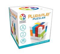 Smart Games - Plug & Play Puzzler, 1 Player Puzzle Game with 48 Challenges, 6+ Years