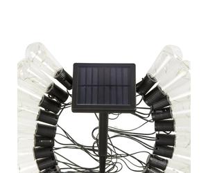 SMART GARDEN Cadena de luces LED solares DecoBulb, 20 luces, transparente, IP44