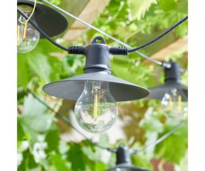 SMART GARDEN Cadena de luces LED solares Vivo 365, 8 luces IP44 True
