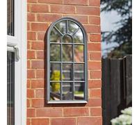 Smart Garden Home & Garden Mirror Slate - Espejo rectangular clásico para montaje en pared - 70 x 35 cm, acabado brillante, uso decorativo, resistente a la intemperie, interior/exterior