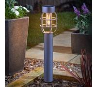 SMART GARDEN Lámpara LED solar con pica Anglia, juego de 2, antracita, IP44 True