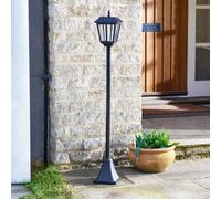 SMART GARDEN Metro bolardo luminoso solar, 130 cm, negro