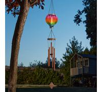 Smart Garden Tómbola Solar De Cuerda De Viento Globo Aerostático LED Llama