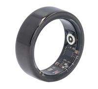 Smart Health Ring Sleep Monitoreo Paso Contando IP68 Smart Ring Fitness Tracker con Aplicación para Hombres y Mujeres Negro (10 (Dia interna: 19.9 mm / 0.78in, circunferencia:)