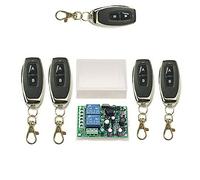 Smart Home AC 220V Código de aprendizaje Interruptor de control remoto inalámbrico Relé Receptor Transmisor Sistema de interruptor remoto universal Transmisor Controles remotos