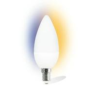 Smart Home Bombilla LED (E14, Intensidad regulable, Blanco neutro, 470 lm, 5,5 W)