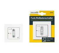 Smart Home Interruptor de recepción por radio (80 x 80 x 40 mm, Blanco, Montaje enrasado)