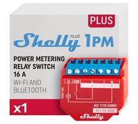 Smart Home Shelly Relais Plus 1PM WLAN 16A BT Messfunktion NUEVO
