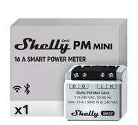 Smart Home Shelly Relais Plus PM Mini Gen. 3 WLAN BT Unterp NUEVO