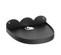 Smart Home - Soporte de pared para dispositivo Echo Dot Max, solución integrada para ocultar cables, color blanco (negro)